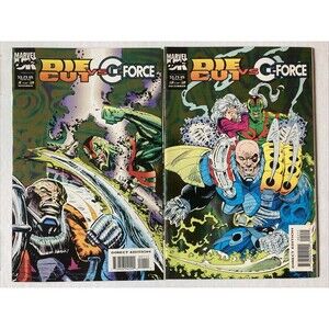 Die Cut vs G-Force (1993) Marvel Comic Book Complete  1-2 Set